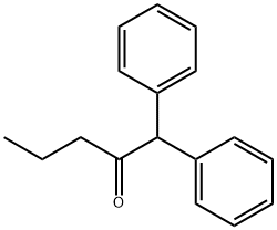 1,1-DIPHENYL-PENTAN-2-ONE Struktur