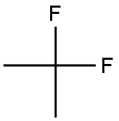 2,2-DIFLUOROPROPANE Struktur