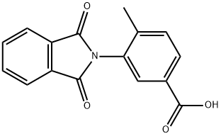 3-(1,3-dioxo-1,3-dihydro-2H-isoindol-2-yl)-4-methylbenzoic acid Struktur