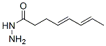 4,6-Octadienoic  acid,  hydrazide,  (4E,6E)- Struktur