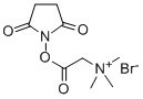 N,N,N-TRIMETHYLGLYCINE-N-HYDROXYSUCCINIMIDE ESTER, BROMIDE Struktur