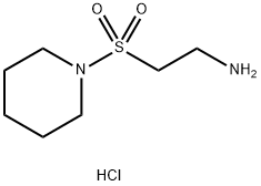 1-[(2-AMINOETHYL)SULFONYL]-PIPERIDINE HYDROCHLORIDE Struktur