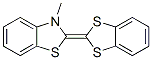 Benzothiazole, 2-(1,3-benzodithiol-2-ylidene)-2,3-dihydro-3-methyl- (9CI) Struktur