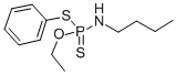 O-Ethyl S-phenyl N-butylamidodithiophosphate Struktur