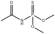 O,O-dimethyl acetylthiophosphoramidate Struktur