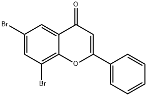 6,8-DIBROMOFLAVONE Struktur