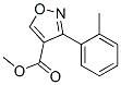 4-Isoxazolecarboxylicacid,3-(2-methylphenyl)-,methylester(9CI) Struktur