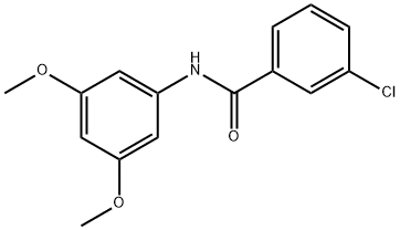 3-Chloro-N-(3,5-diMethoxyphenyl)benzaMide, 97% Struktur