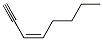 (Z)-3-Octen-1-yne Struktur