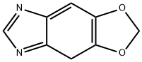 4H-1,3-Dioxolo[4,5-f]benzimidazole(9CI) Struktur