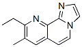 Imidazo[1,2-h][1,7]naphthyridine, 9-ethyl-8-methyl- (9CI) Struktur