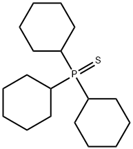 TRICYCLOHEXYLPHOSPHINE SULFIDE Struktur