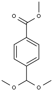 4-(ジメトキシメチル)安息香酸メチル 化學(xué)構(gòu)造式