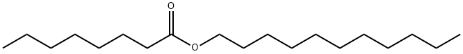 undecyl octanoate Struktur