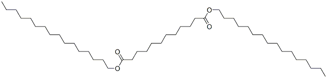 dihexadecyl dodecanedioate Struktur