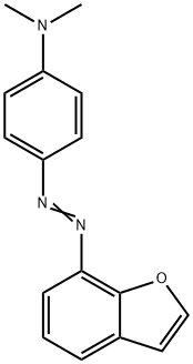 4-(Benzofuran-7-ylazo)-N,N-dimethylbenzenamine Struktur