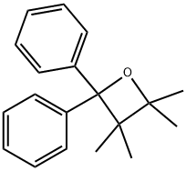 1,1,2,2-Tetramethyl-3,3-diphenyl-1,3-epoxypropane Struktur