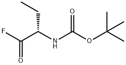 Carbamic acid, [(1S)-1-(fluorocarbonyl)propyl]-, 1,1-dimethylethyl ester (9CI) Struktur