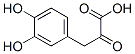 3,4-dihydroxyphenylpyruvic acid Struktur