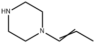 Piperazine, 1-(1-propenyl)- (9CI) Struktur