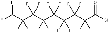 9H-HEXADECAFLUORONONANOYL CHLORIDE Struktur