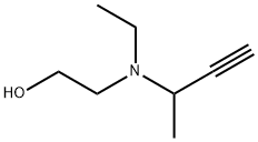 Ethanol, 2-[ethyl(1-methyl-2-propynyl)amino]- (9CI) Struktur