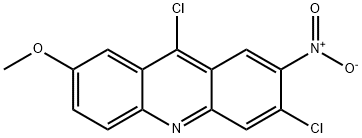 3,9-DICHLORO-7-METHOXY-2-NITROACRIDINE Struktur