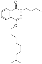 butyl isodecyl phthalate Struktur