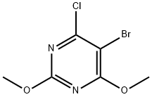 5-BroMo-4-chloro-2,6-diMethoxy-pyridine Struktur