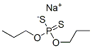 Phosphorodithioic acid, O,O-dipropyl ester, sodium salt Struktur