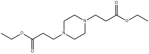 diethyl piperazine-1,4-dipropionate Struktur