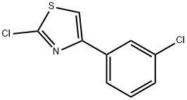 2-CHLORO-4-(3-CHLOROPHENYL)THIAZOLE Struktur