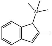 1H-2-METHYLINDENYL-1-TRIMETHYLSILANE Struktur