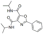 N,N'-Bis(1-methylethyl)-2-phenyl-4,5-oxazoledicarboxamide Struktur