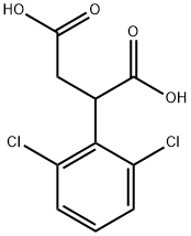 2-(2,6-DICHLORO-PHENYL)-SUCCINIC ACID Struktur