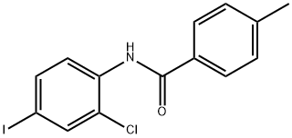 N-(2-Chloro-4-iodophenyl)-4-MethylbenzaMide, 97% Struktur