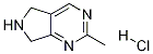 2-Methyl-6,7-dihydro-5H-pyrrolo[3,4-d]pyriMidine hydrochloride Struktur