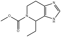 5H-Imidazo[4,5-c]pyridine-5-carboxylicacid,4-ethyl-1,4,6,7-tetrahydro-,methylester(9CI) Struktur