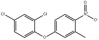 2,4-DICHLOROPHENYL-3-METHYL-4-NITROPHENYL ETHER Struktur