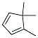 1,5,5-Trimethylcyclopentadiene Struktur