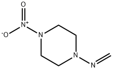 1-Piperazinamine,N-methylene-4-nitro-(9CI) Struktur