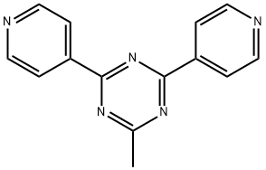 2,4-DI-(4-PYRIDYL)-6-METHYL-S-TRIAZINE Struktur