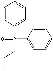 N-PROPYLDIPHENYLPHOSPHINE OXIDE) Struktur