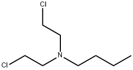 N,N-Bis(2-chloroethyl)-1-butanamine Struktur