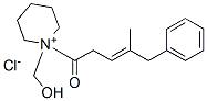 N-(4-phenyl-3-methyl-2-butenyl)carbonylhydroxymethylpiperidinium chloride Struktur