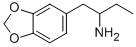 1-(3,4-Methylenedioxyphenyl)-2-butanamine Struktur