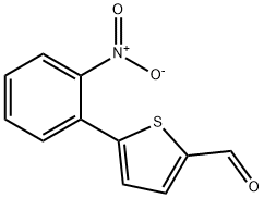 5-(2-NITROPHENYL)THIOPHENE-2-CARBALDEHYDE Struktur