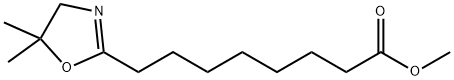 4,5-Dihydro-5,5-dimethyl-2-oxazoleoctanoic acid methyl ester Struktur