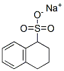 sodium tetrahydronaphthalene-1-sulphonate Struktur