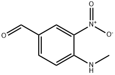 4-METHYLAMINO-3-NITRO-BENZALDEHYDE Struktur